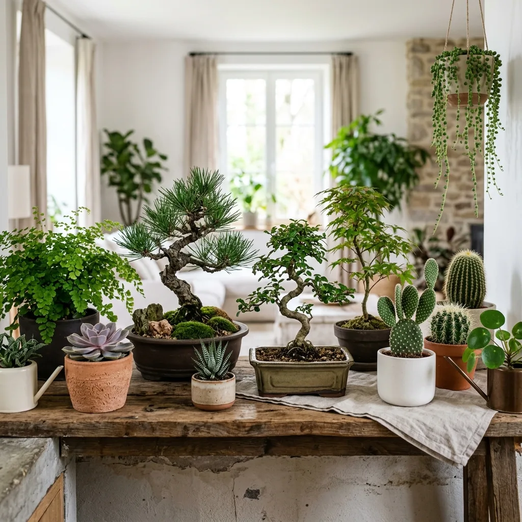 Decorative Plants - Bonsai, Succulents, Cacti and designer plant arrangements at Green Vatika Nursery Ranchi