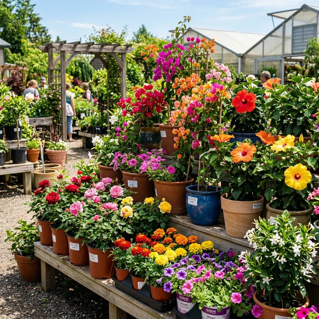 Flowering plants available at Green Vatika Nursery Ranchi