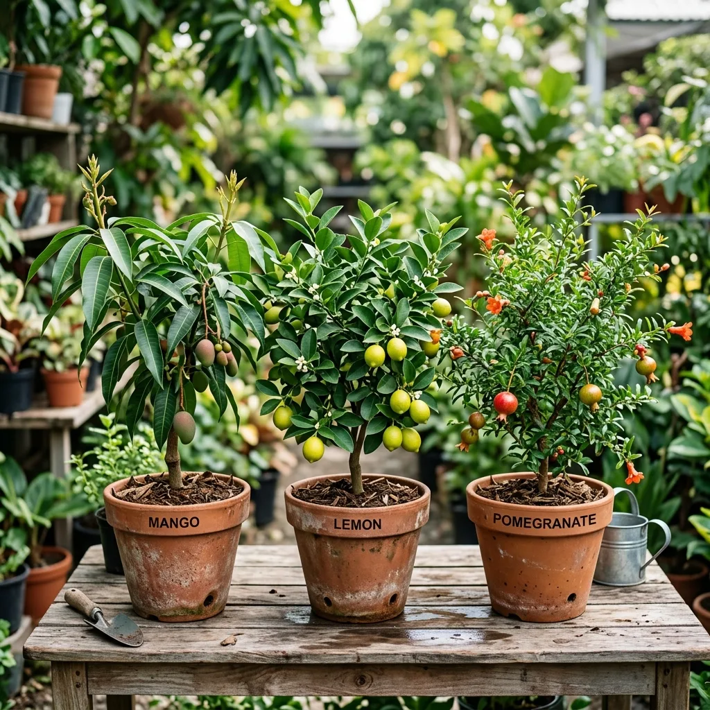 Fruit Plants - Mango, Guava, Lemon, Pomegranate and hybrid varieties at Green Vatika Nursery Ranchi