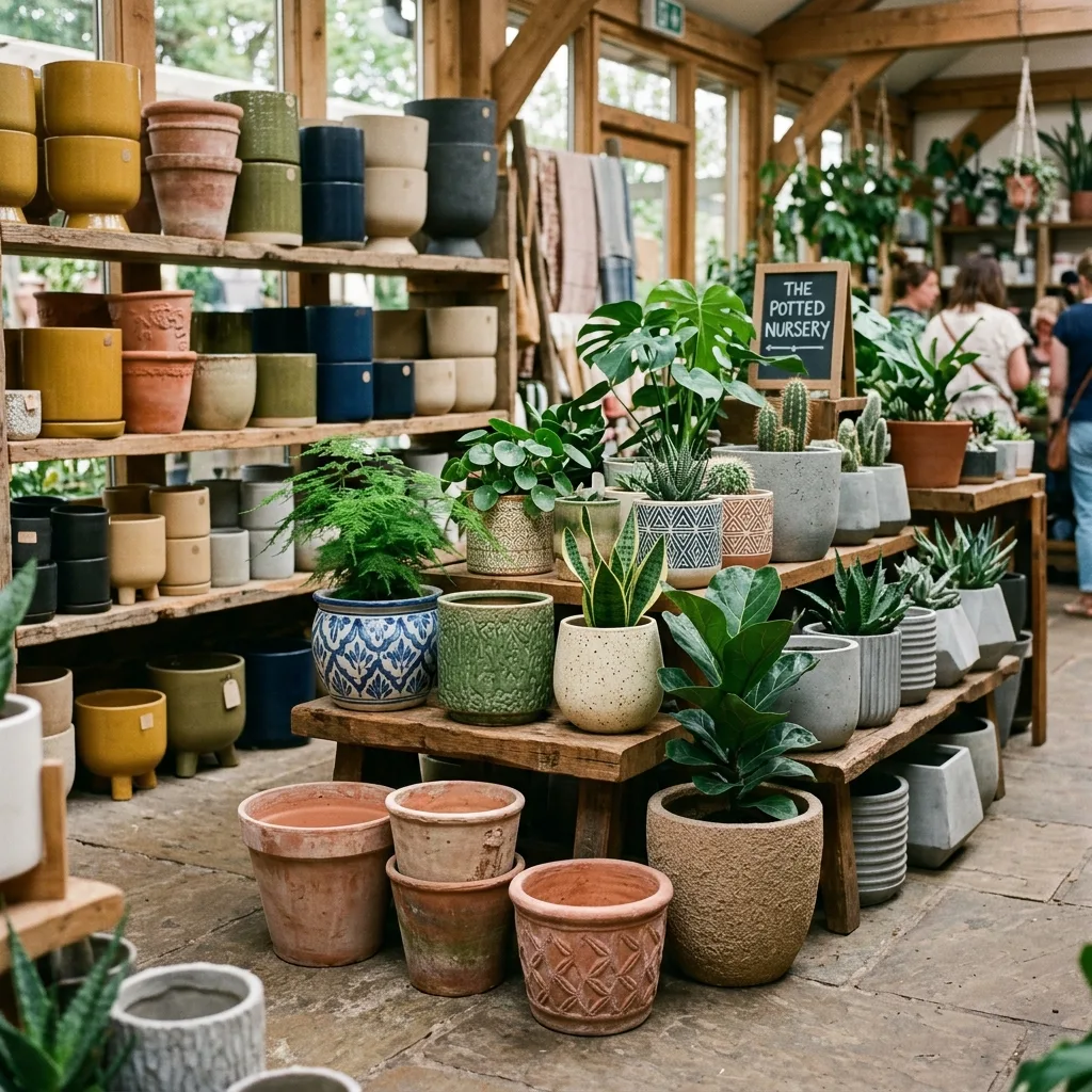 Pots and Planters - Ceramic, terracotta, metal and designer planters at Green Vatika Nursery Ranchi